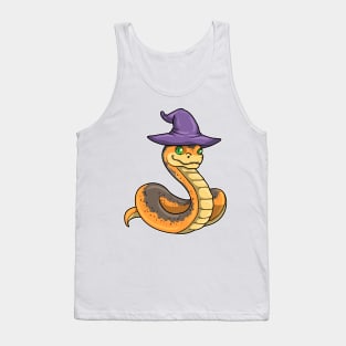 Snake as Witch with Hat Tank Top